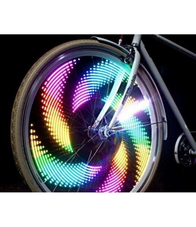 Fietsverlichting LED color wiel