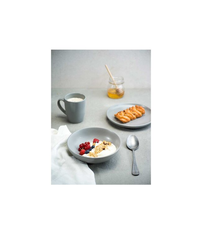 Cosy & Trendy Beker grey Viva 36cl aardewerk