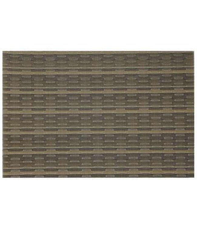 Gevlochten placemat bruin 45x30cm