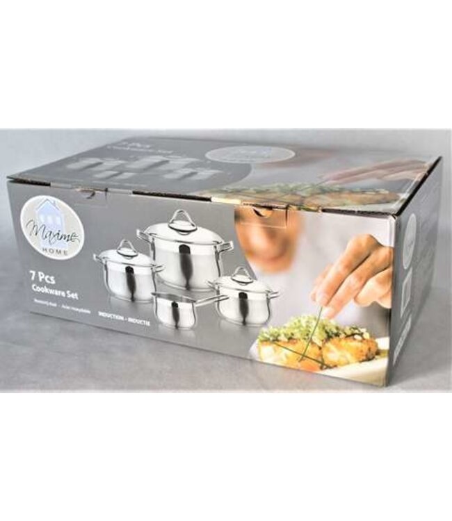 Maxime Home Kookpotset 7 delig geschikt voor inductie