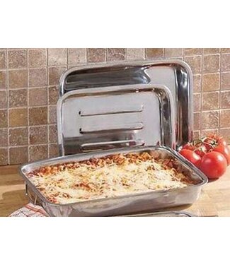 Maxime Home Inox lasagne schotel 35x28H6,5cm