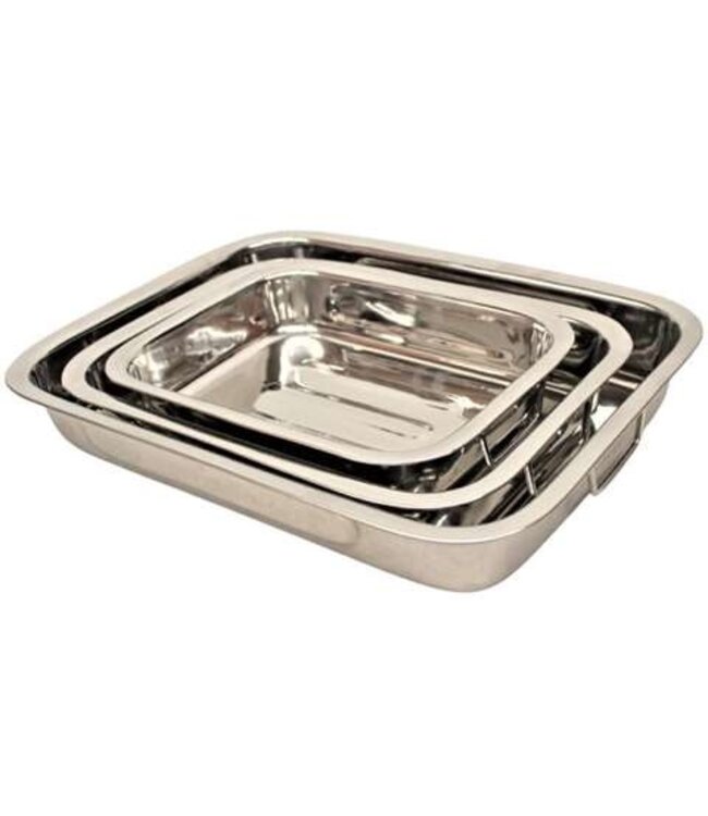 Maxime Home Inox lasagne schotel 30x24H6cm