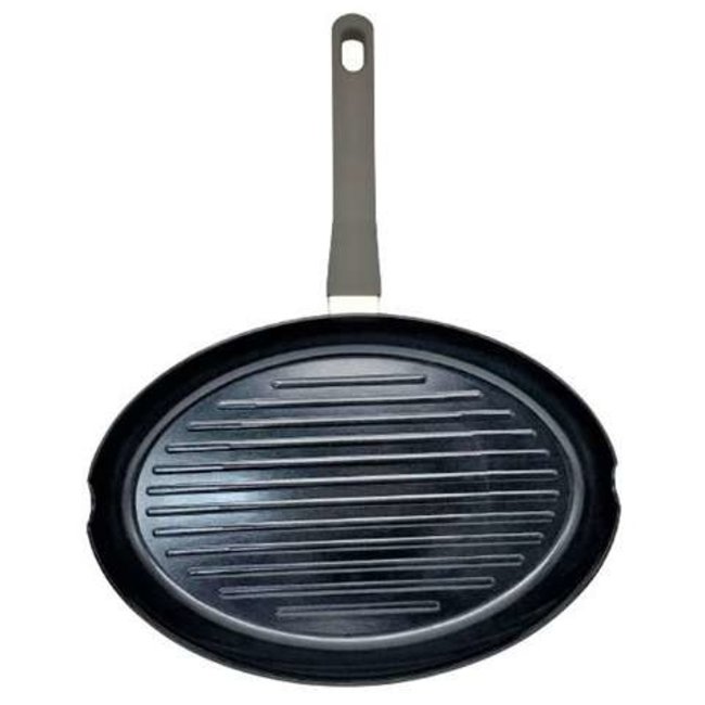 Maxime Home Ovaal visgrill Black Stone 34x23H4cm