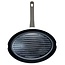 Maxime Home Ovaal visgrill Black Stone 34x23H4cm