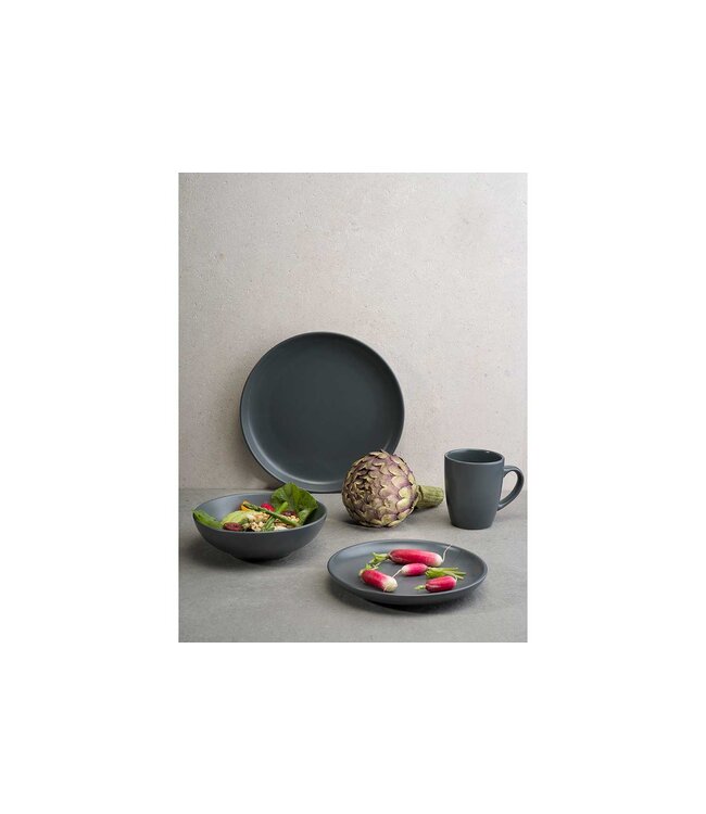 Cosy & Trendy Bord plat dia.27cm Viva dark grey