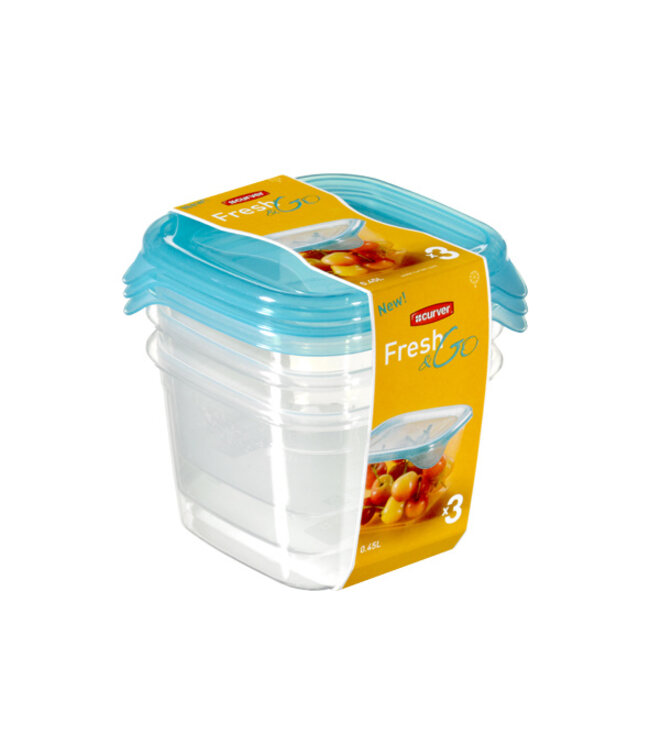 Curver Vershouddoos x3 0,45L Fresh and go