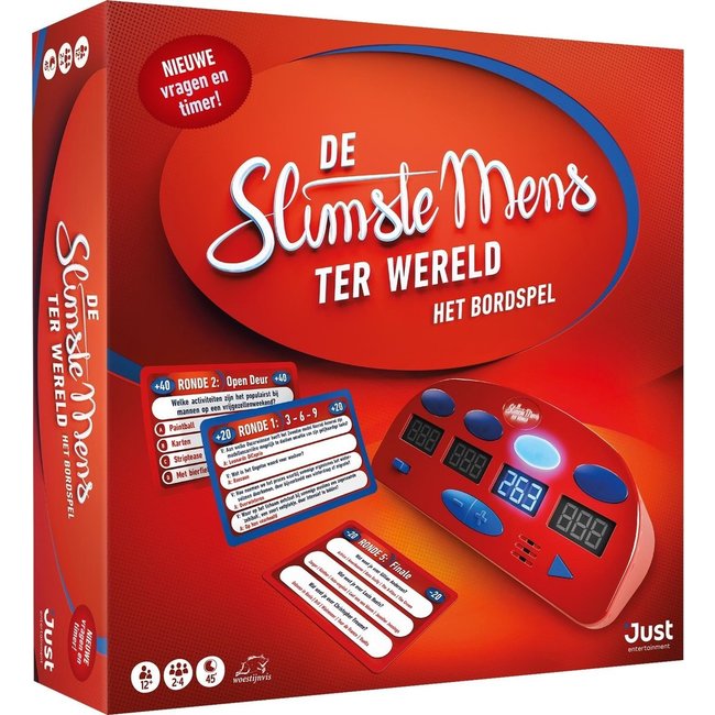 Just Games De Slimste Mens ter Wereld nieuwe vragen