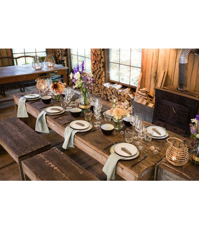 Cosy & Trendy Bord ovaal 27x23cm Plato mat