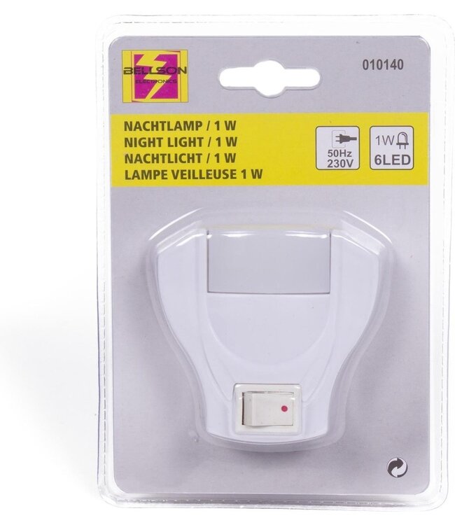 Bellson Nachtlampje Kind LED 1W Schakelaar 220v