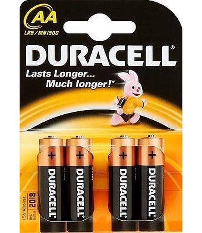 Duracell Basic AA Batterijen - 4 stuks