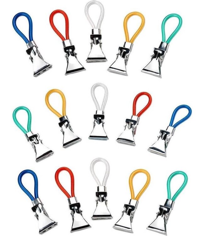 Benson Handdoekhaakjes - klemmetjes- 15 stuks