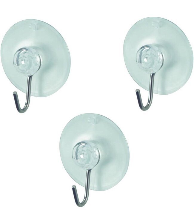 Benson Zuignap met Haak 45 mm. - 3 stuks