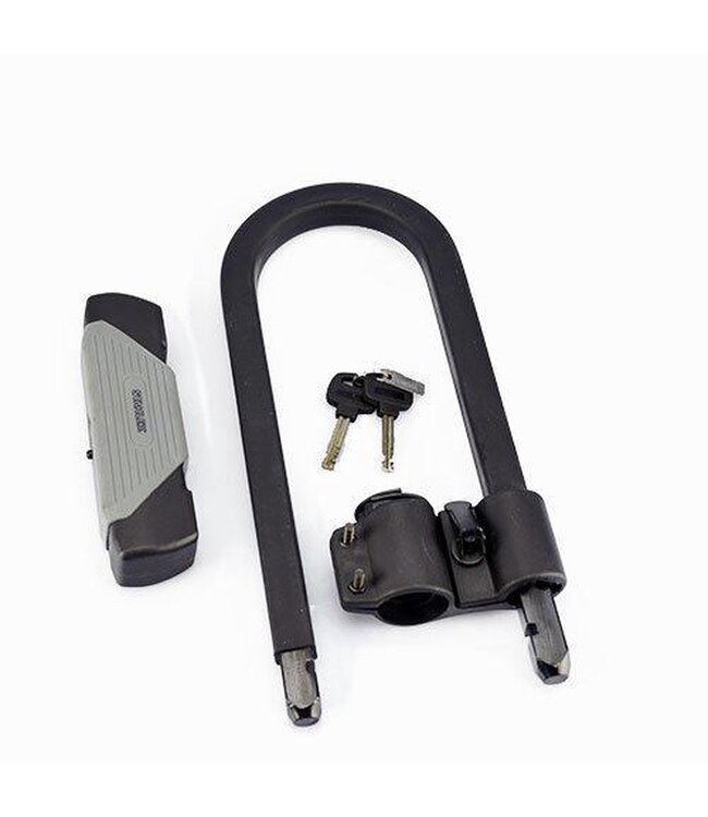 Stahlex Beugelslot Fietsslot Scooterslot Motorslot 167 x 330mm dikte 18mm met bevestigingsmateriaal 2,1kg