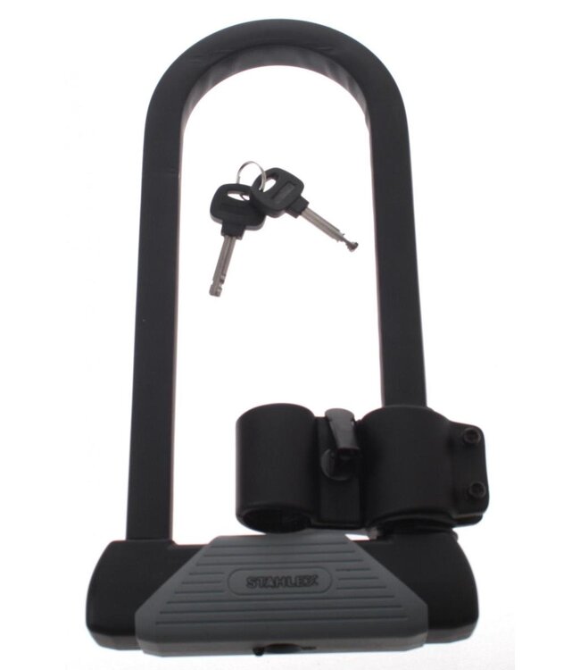 Stahlex Beugelslot Fietsslot Scooterslot Motorslot 167 x 330mm dikte 18mm met bevestigingsmateriaal 2,1kg