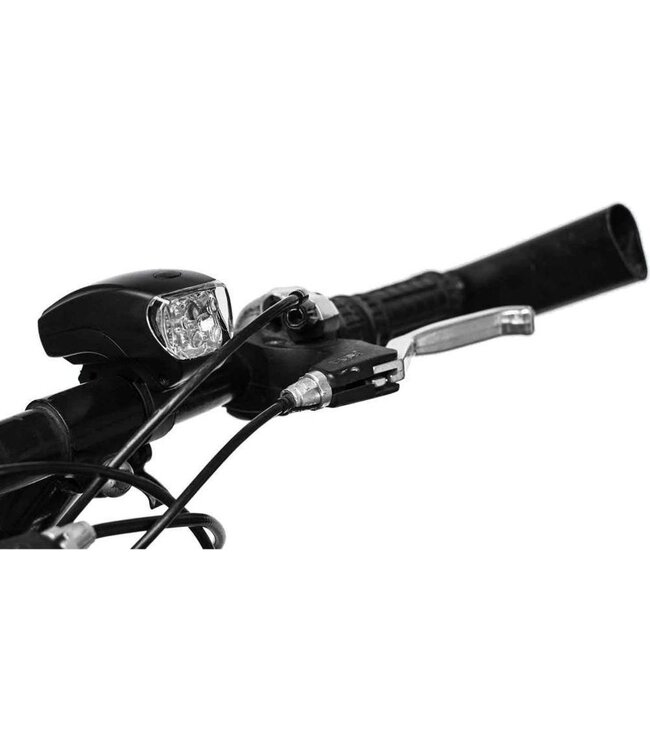 Benson Fietskoplamp LED voorlicht op batterijen 3xAAA