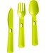 Curver Lunchbox 1,1L met bestek en sauscup vierkant smart to go 16x16H9cm