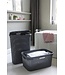 Curver Wasmand naturel Style 45L antraciet 59x38x27cm