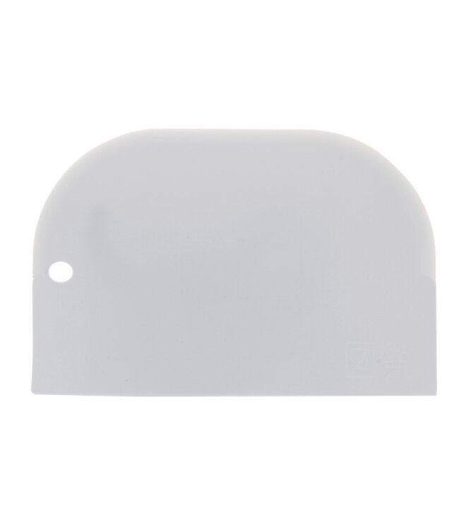 Cosy & Trendy Deegschraper wit 14,7x9,8cm kunststof