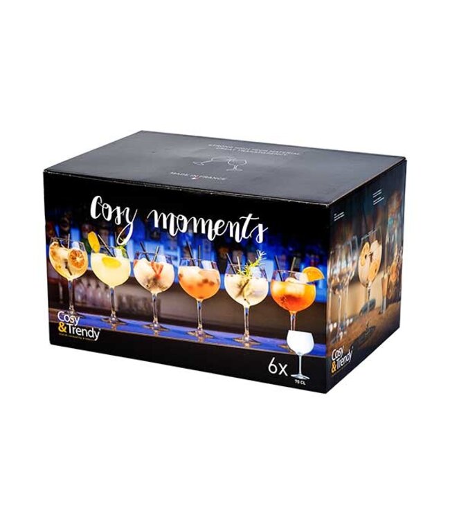Cosy Moments Gin glazen - 70 cl - 6 stuks