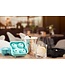 Cosy & Trendy IJsblokvorm 4x XL ballen - siliconen - Blauw