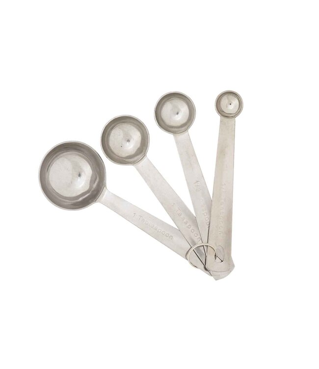 Cosy & Trendy Maatlepels - RVS - Set 4 - 1,25ml - 2,5ml - 5ml - 15ml