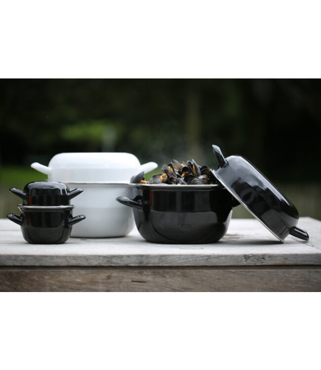 Cosy & Trendy for Professionals Mosselpan - dia.24 cm - Zwart - 4kg