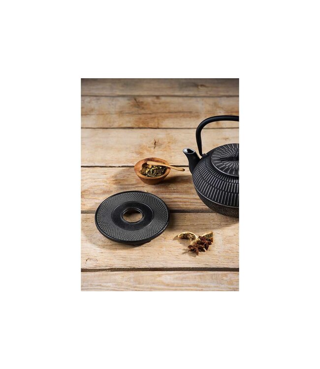 Cosy & Trendy Onderzetter zwart D13,5XH1CM gietijzer