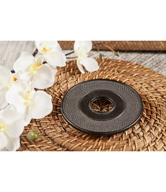 Cosy & Trendy Onderzetter zwart D13,5XH1CM gietijzer