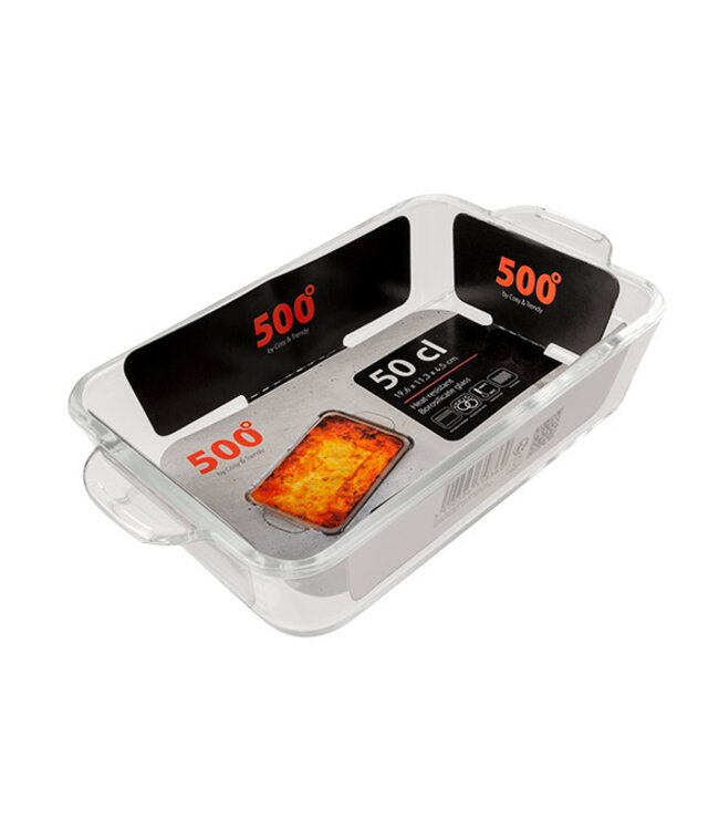 500° Mini-ovenschotel - 50cl  - 19,6x11,3x4,5cm -rechthoekig