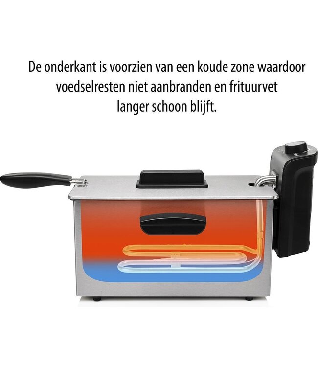 Tristar Friteuse – 3 L –  2000W