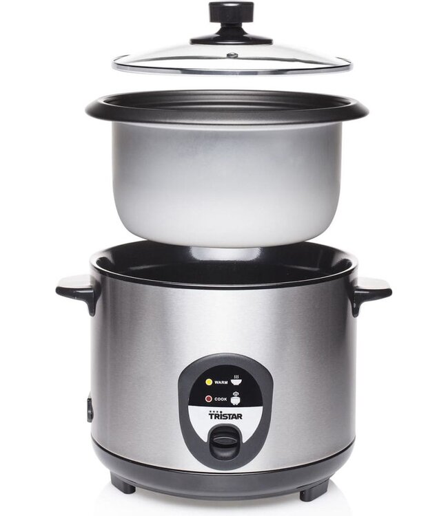 Tristar Rijstkoker - 1,5 Liter - 10 Porties - RVS