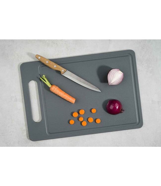 Cosy & Trendy Snijplank - Grijs - 38x26cm met sapgeul