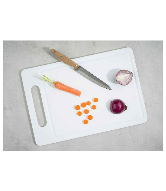 Cosy & Trendy Snijplank - Wit - 38x26cm met sapgeul