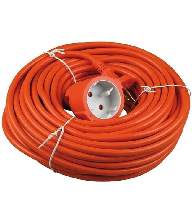 Benson Verlengsnoer - Oranje - 20 Meter