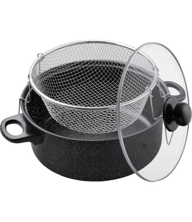 Benson Frituurpan - Met mandje - Ø 26 Cm - Anti- aanbak
