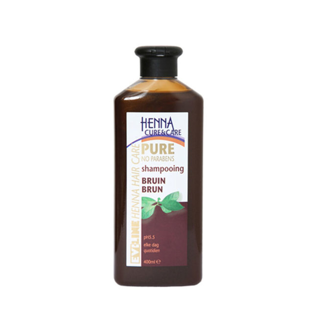 Evi-Line Henna Cure&Care Shampoo 400ml Bruin haar