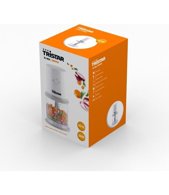 Tristar Hakmolen Grijs/Wit 200W