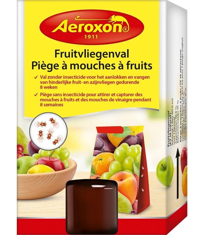 Aeroxon Fruitvliegenval 40ml Zwart 2-delig
