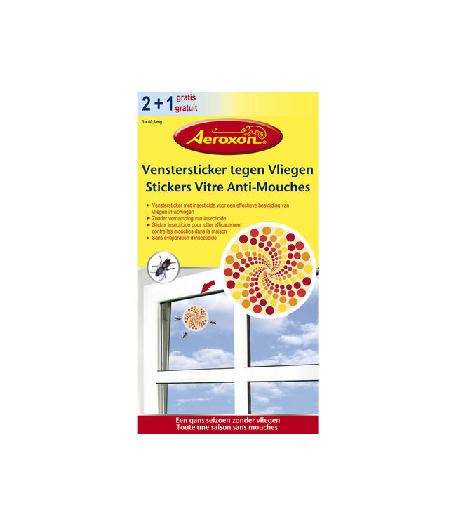 Aeroxon Vliegensticker spiraal 2+1 gratis