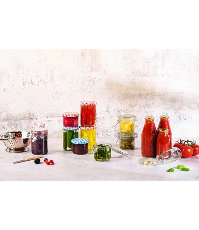 Cosy & Trendy Pot Met Clip 18cl D8,5xh7cm Rond Glas