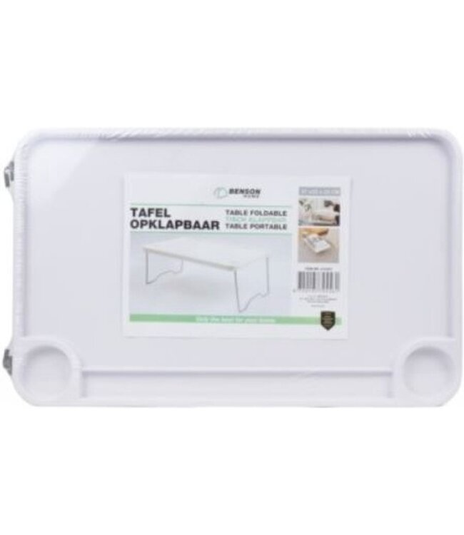 Benson Opklapbare tafel wit - 57x35x23 cm
