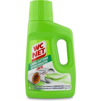 WC NET Javel Onderhoud afvoerbuizen - 1 liter