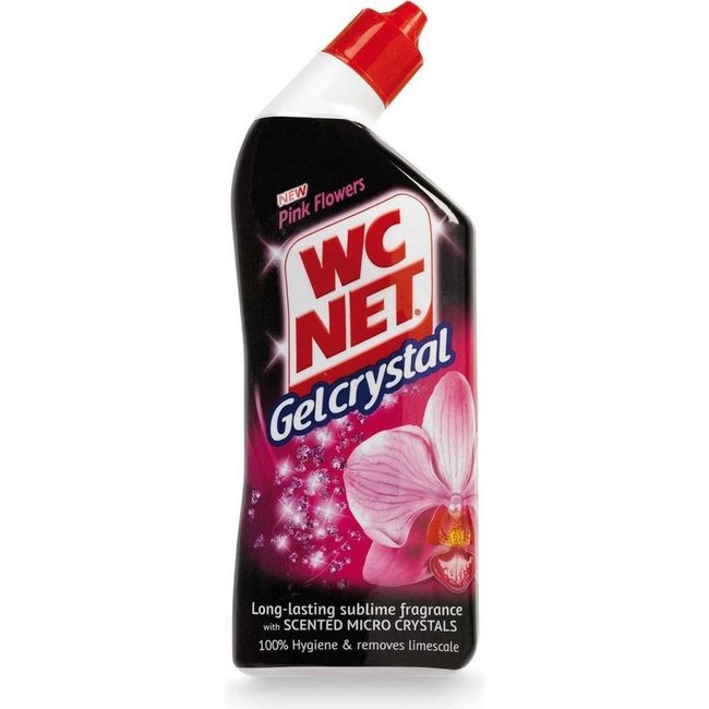 WC NET Toiletreiniger Crystal Pink Flower 750ml