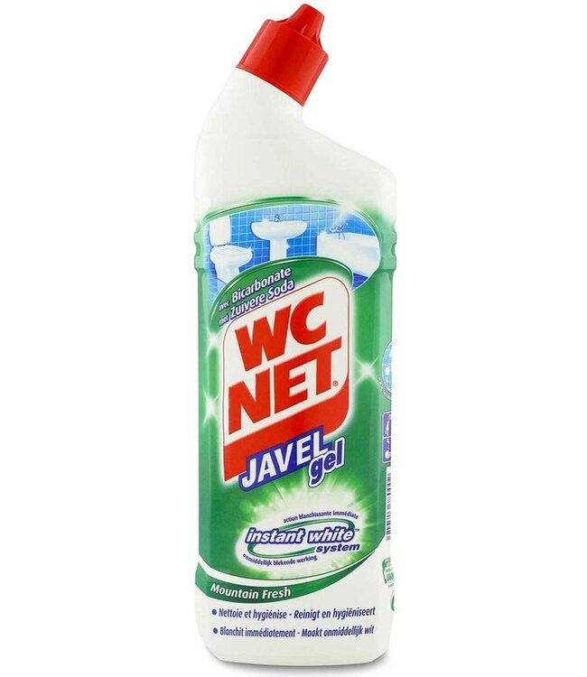WC NET Toiletreiniger Javel Gel Instant White 750ml