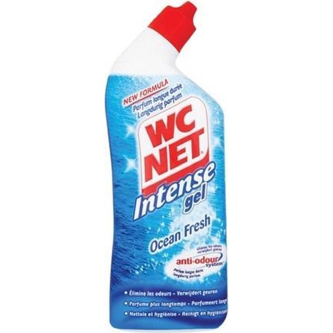 WC NET Toilet Cleaner Intense Gel Ocean Fresh 750ml