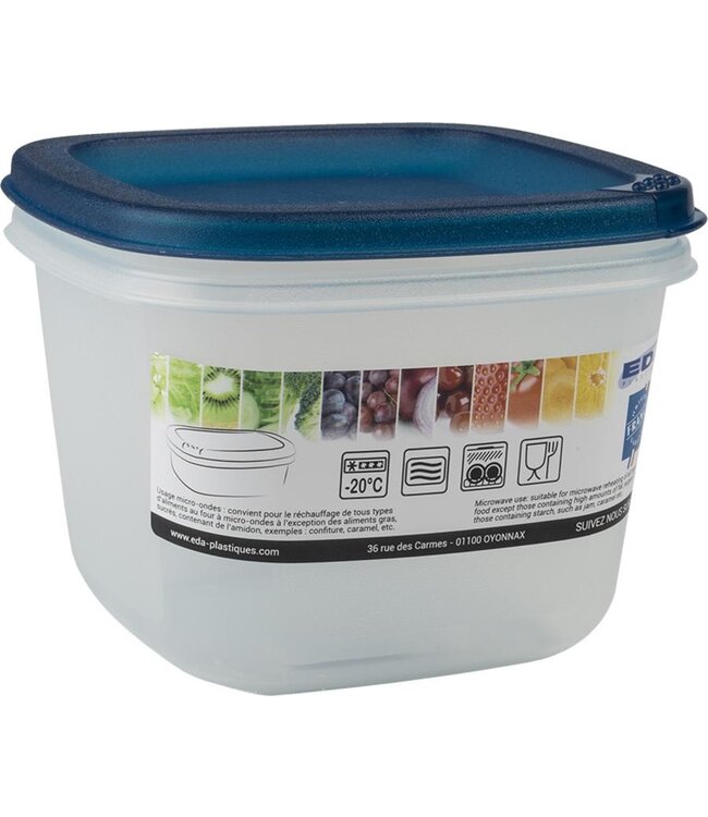 EDA Diepvriesdoos - vierkant - 2,5L