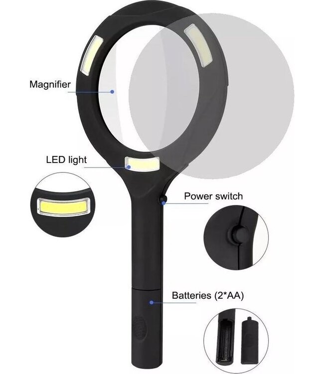 Benson Leeslampje met vergrootglas