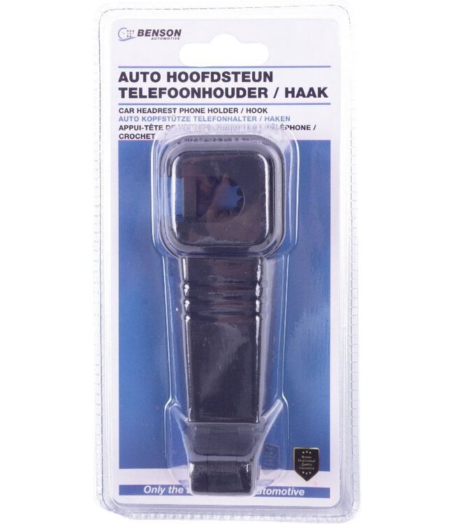 Benson Telefoonhouder / haak auto hoofdsteun