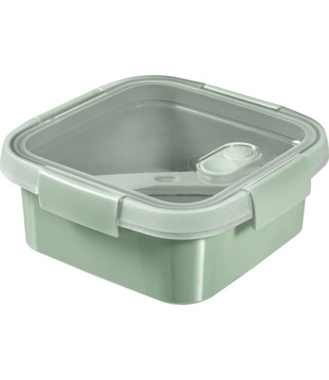 Curver Smart to Go Eco Lunchbox Vierkant 0,9L + Bestekset - Groen