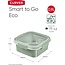 Curver Smart to Go Eco Lunchbox Vierkant 0,9L + Bestekset - Groen